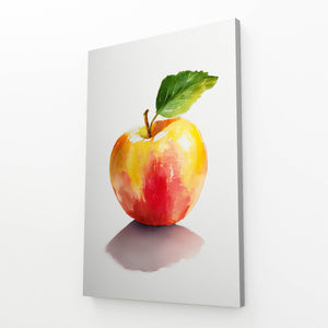 White Apple Wall Art