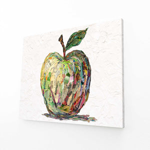 White Apple Wall Decor