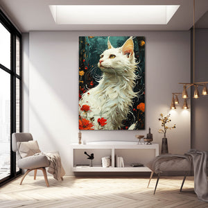 White Art Cat | MusaArtGallery™