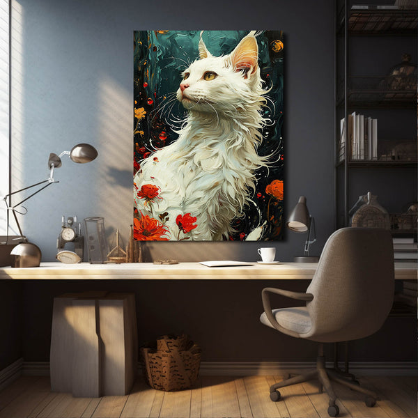White Art Cat | MusaArtGallery™