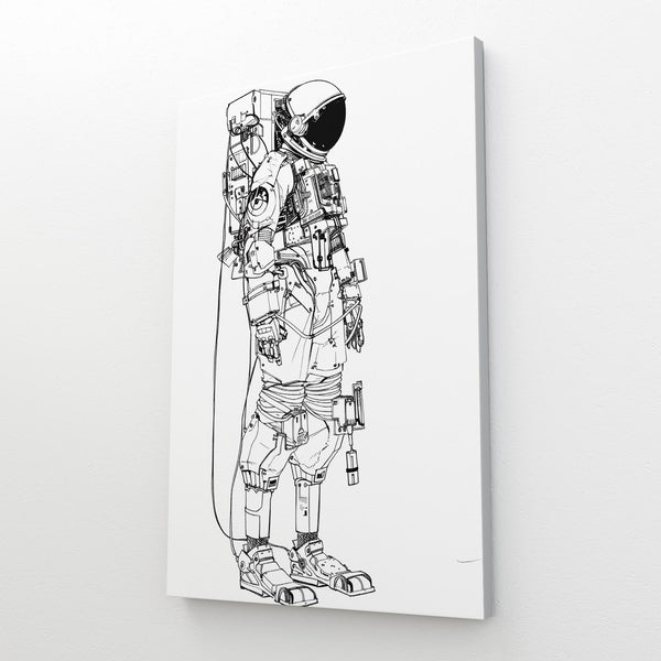 White Astronaut Art  | MusaArtGallery™