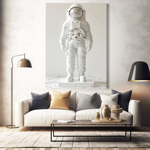 White Astronaut Wall Art  | MusaArtGallery™