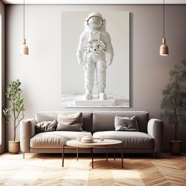 White Astronaut Wall Art  | MusaArtGallery™