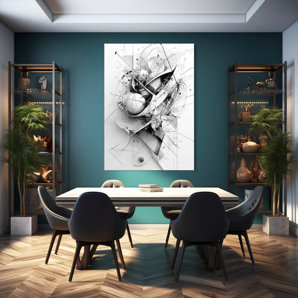 White Black 3D Wall Art | MusaArtGallery™