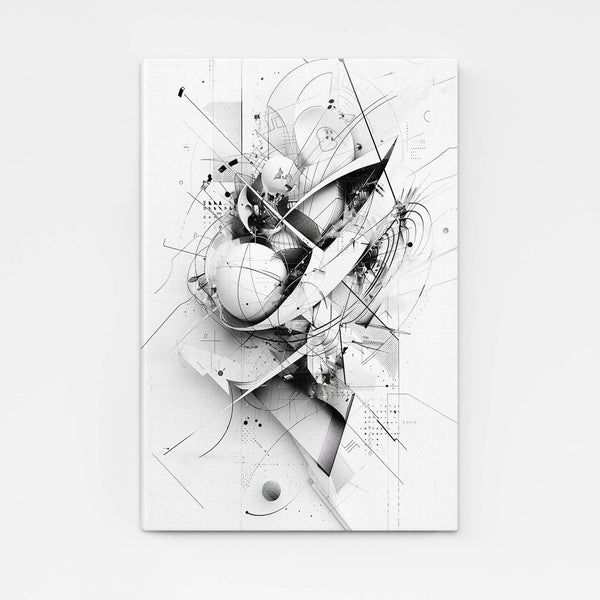 White Black 3D Wall Art | MusaArtGallery™