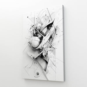 White Black 3D Wall Art | MusaArtGallery™