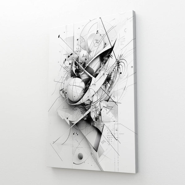 White Black 3D Wall Art | MusaArtGallery™