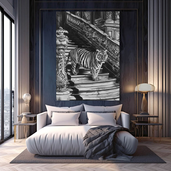 White Black Tiger Art | MusaArtGallery™