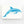 White Blue Dolphin Art
