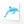 White Blue Dolphin Art