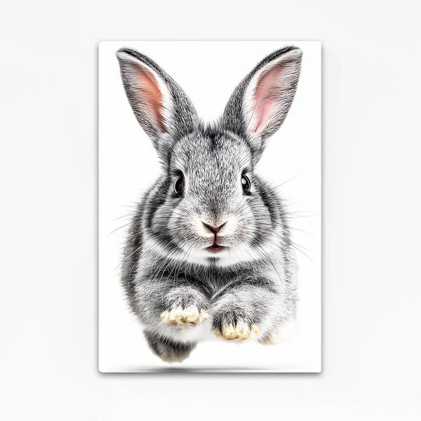 White Bunny Wall Art