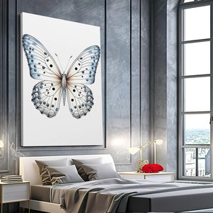 White Butterfly Wall Art | MusaArtGallery™