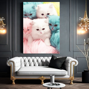 White Cat Wall Art | MusaArtGallery™