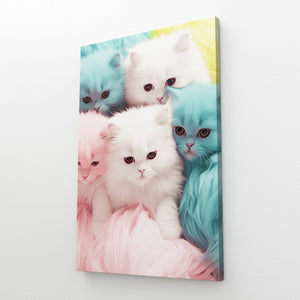 White Cat Wall Art | MusaArtGallery™