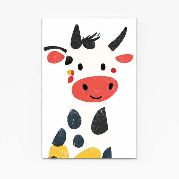 White Cow Print