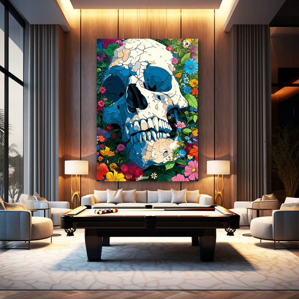 White Face Skull Art | MusaArtGallery™