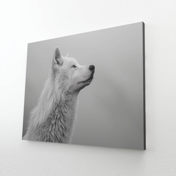 White Female Wolf Art | MusaArtGallery™