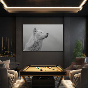 White Female Wolf Art | MusaArtGallery™