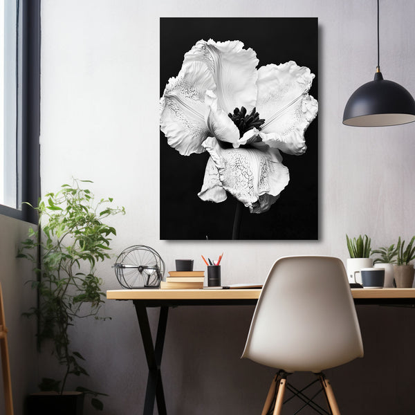 White Flower Wall Art