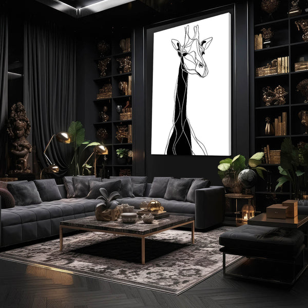 White Giraffe Artwork