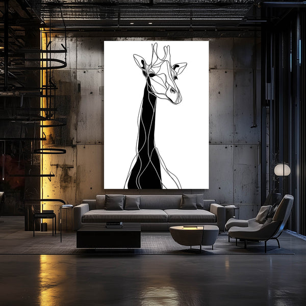 White Giraffe Artwork