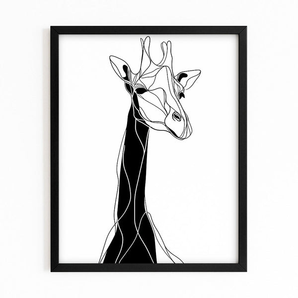 White Giraffe Artwork