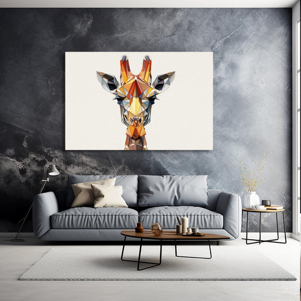White Giraffe Wall Art