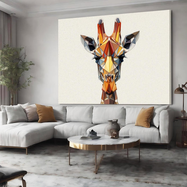 White Giraffe Wall Art
