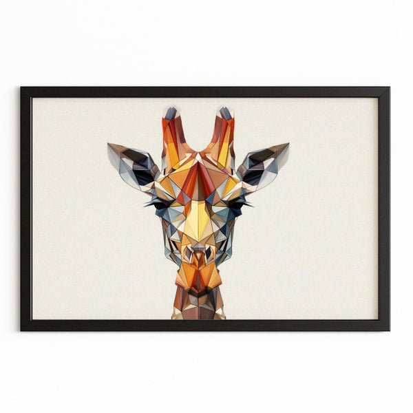 White Giraffe Wall Art