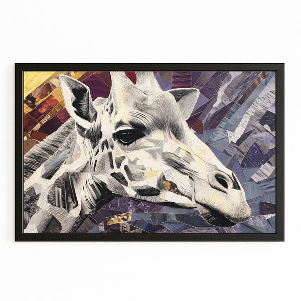 White Giraffe Wall Decor