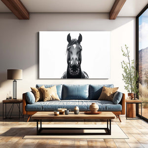 White Horse Wall Art