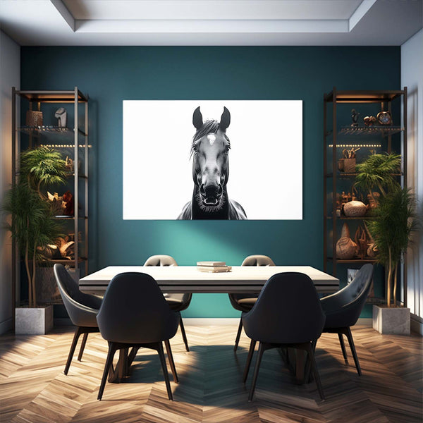 White Horse Wall Art