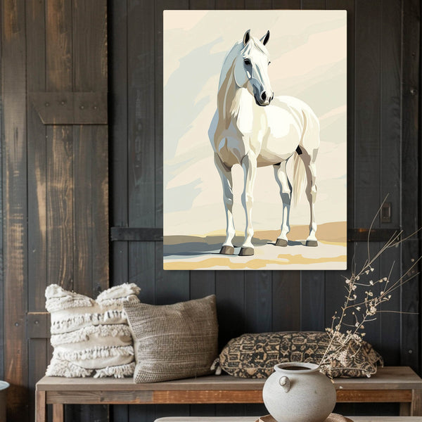 White Horse Wall Decor