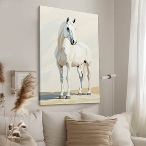 White Horse Wall Decor