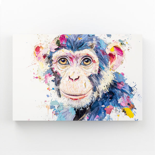 White Monkey Canvas