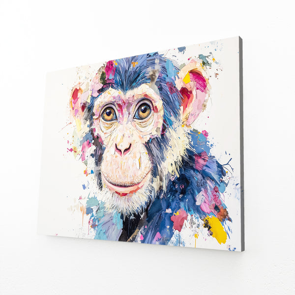 White Monkey Canvas