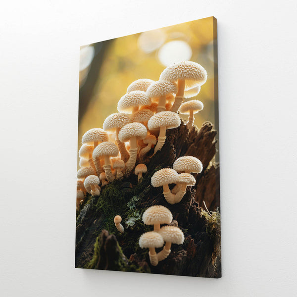 White Mushroom Art | MusaArtGallery™