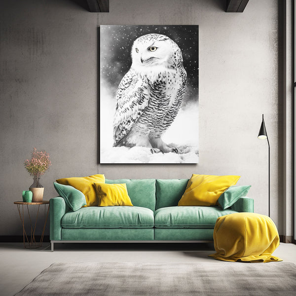 White Owl Wall Art