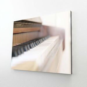 White Piano wall Art  | MusaArtGallery™