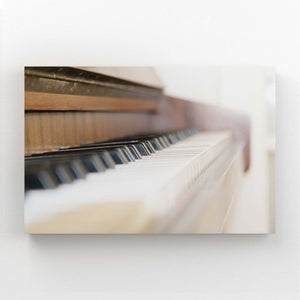 White Piano wall Art  | MusaArtGallery™
