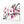 White Pink Cherry Blossom Flower Art