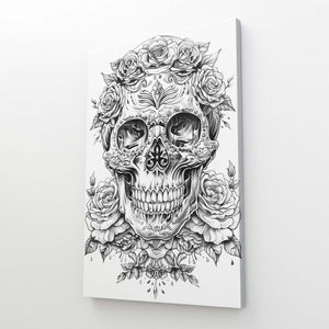 White Skull Wall Art  | MusaArtGallery™