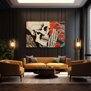 White Skull Wall Art | MusaArtGallery™