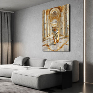 White Tiger Canvas Wall Art | MusaArtGallery™