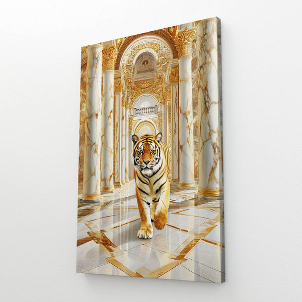 White Tiger Canvas Wall Art | MusaArtGallery™