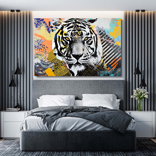 White Tiger Wall Art | MusaArtGallery™