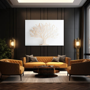 White Tree Of Life Wall Art