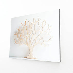 White Tree Of Life Wall Art
