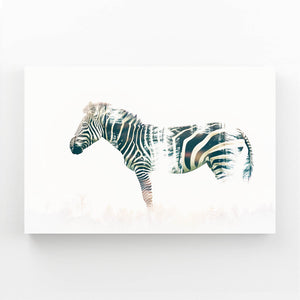 White Zebra Wall Art