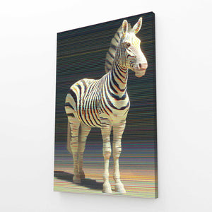 White Zebra Wall Decor
